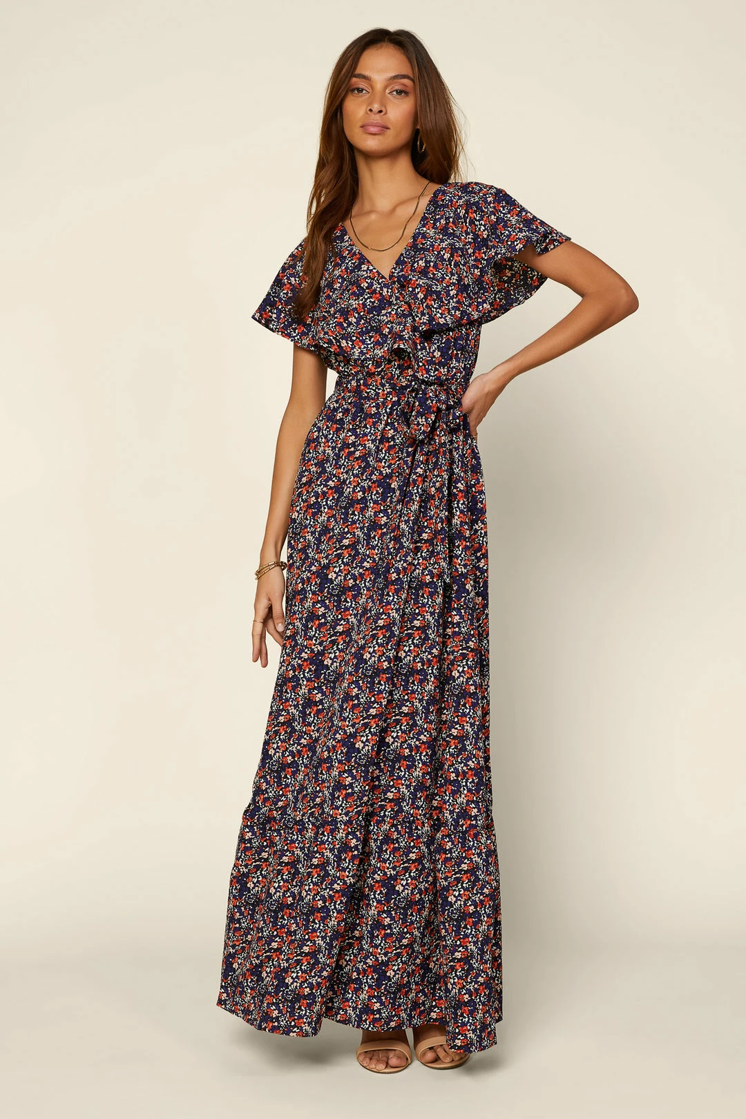 SKIES ARE BLUE Scarlett Floral Maxi Dress 3 SKIES ARE BLUE Scarlett Floral Maxi Dress