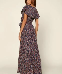 SKIES ARE BLUE Scarlett Floral Maxi Dress