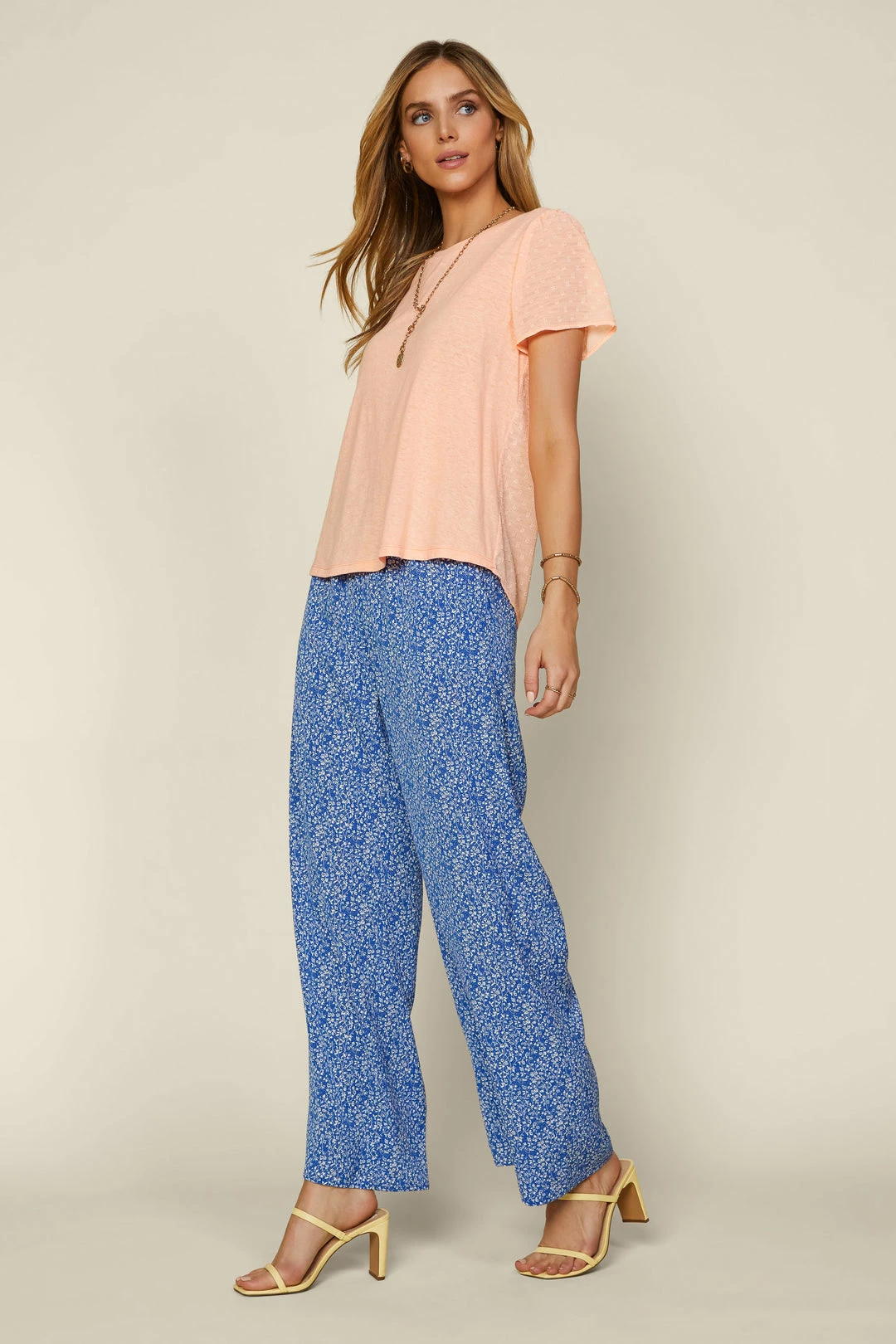 SKIES ARE BLUE Swiss Dot Jersey Top 4 SKIES ARE BLUE Swiss Dot Jersey Top