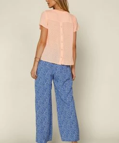 SKIES ARE BLUE Swiss Dot Jersey Top 8 SKIES ARE BLUE Swiss Dot Jersey Top