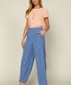 SKIES ARE BLUE Floral Palazzo Pants New In Clothing
