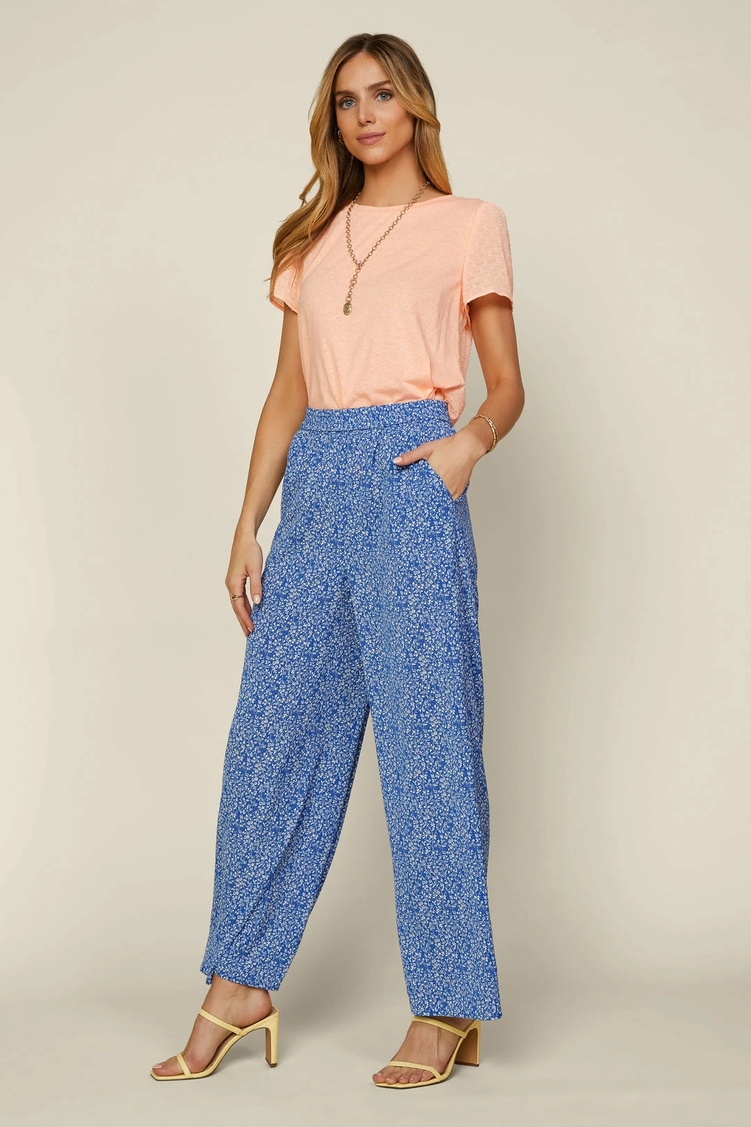 SKIES ARE BLUE Floral Palazzo Pants New In Clothing 4 SKIES ARE BLUE Floral Palazzo Pants New In Clothing