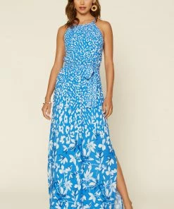 SKIES ARE BLUE Ashley Floral Maxi Dress Clothing