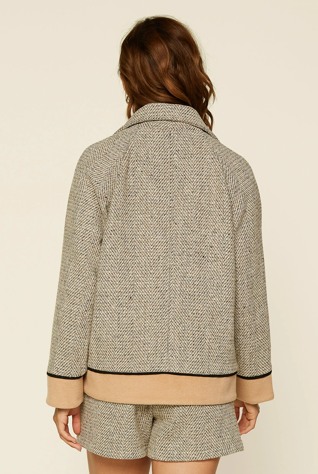 SKIES ARE BLUE Megan Herringbone Jacket 6 SKIES ARE BLUE Megan Herringbone Jacket