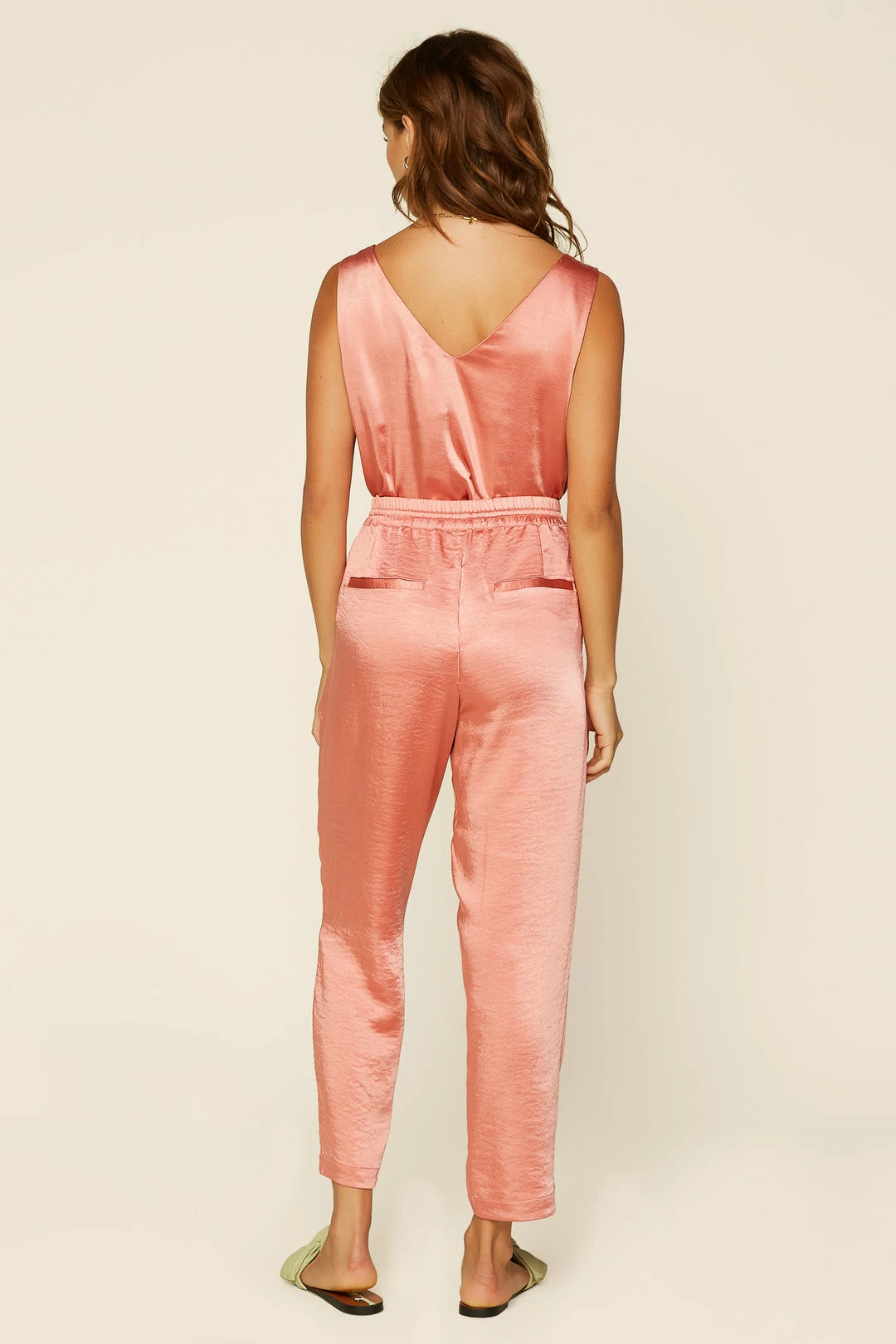 SKIES ARE BLUE Clothing Satin Knotted Strap Cami 7 SKIES ARE BLUE Clothing Satin Knotted Strap Cami