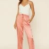 SKIES ARE BLUE Clothing Satin Waist Tie Pants 2 SKIES ARE BLUE Clothing Satin Waist Tie Pants