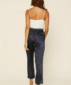 SKIES ARE BLUE Clothing Satin Waist Tie Pants 11 SKIES ARE BLUE Clothing Satin Waist Tie Pants