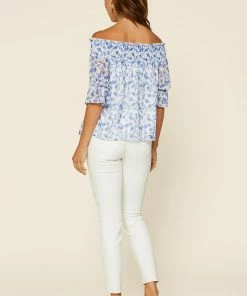 SKIES ARE BLUE Clothing Floral Off Shoulder Top 13 SKIES ARE BLUE Clothing Floral Off Shoulder Top