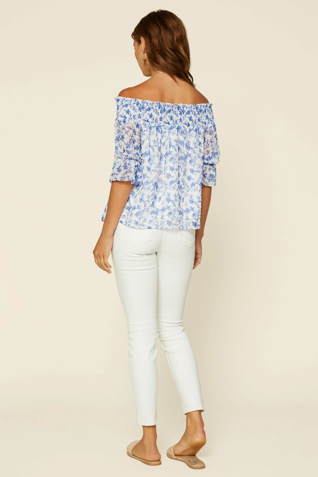 SKIES ARE BLUE Clothing Floral Off Shoulder Top 8 SKIES ARE BLUE Clothing Floral Off Shoulder Top