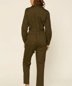 SKIES ARE BLUE Long Sleeve Utility Jumpsuit 8 SKIES ARE BLUE Long Sleeve Utility Jumpsuit