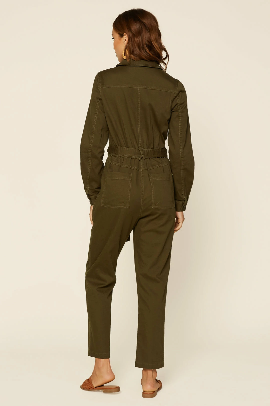 SKIES ARE BLUE Long Sleeve Utility Jumpsuit 5 SKIES ARE BLUE Long Sleeve Utility Jumpsuit