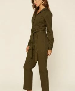 SKIES ARE BLUE Long Sleeve Utility Jumpsuit 9 SKIES ARE BLUE Long Sleeve Utility Jumpsuit