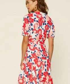 SKIES ARE BLUE Adlyn Floral Wrap Dress 13 SKIES ARE BLUE Adlyn Floral Wrap Dress
