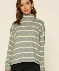SKIES ARE BLUE Faye Striped Knit Top