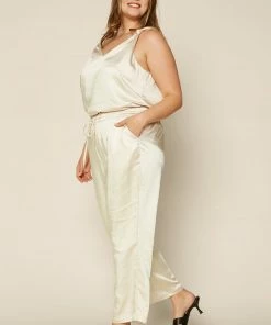 SKIES ARE BLUE Clothing Plus Size - Satin Waist Tie Pants 8 SKIES ARE BLUE Clothing Plus Size - Satin Waist Tie Pants