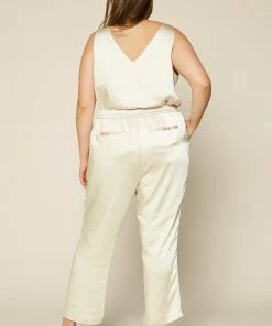 SKIES ARE BLUE Clothing Plus Size - Satin Waist Tie Pants 9 SKIES ARE BLUE Clothing Plus Size - Satin Waist Tie Pants