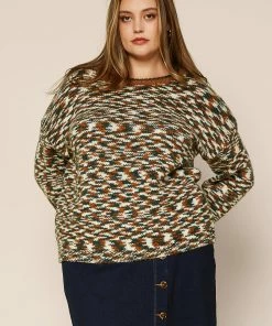 SKIES ARE BLUE Plus Size - Space Dye Sweater 9 SKIES ARE BLUE Plus Size - Space Dye Sweater
