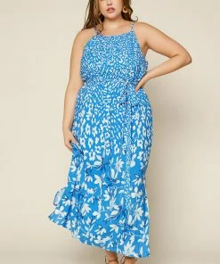 SKIES ARE BLUE Clothing Plus Size - Ashley Floral Maxi Dress