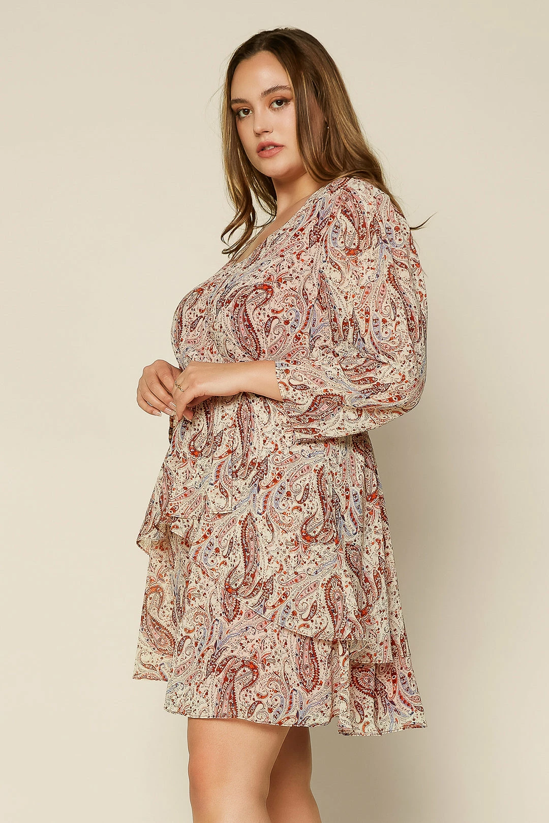 SKIES ARE BLUE Plus Size - Madison Paisley Mini Dress 7 SKIES ARE BLUE Plus Size - Madison Paisley Mini Dress