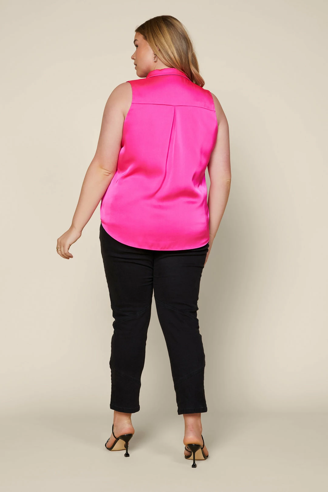 SKIES ARE BLUE Plus Size - Sleeveless Button Down Top 5 SKIES ARE BLUE Plus Size - Sleeveless Button Down Top