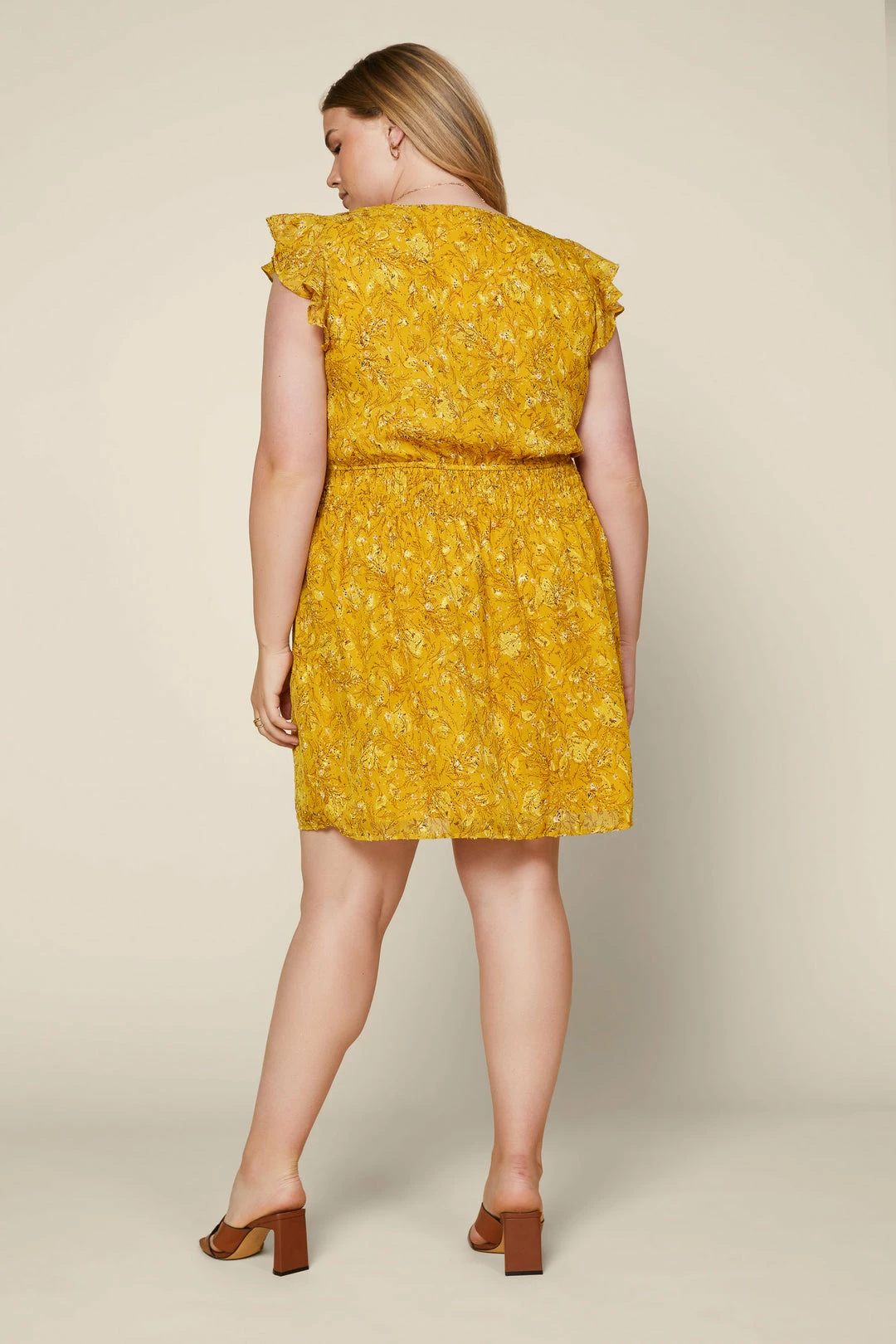 SKIES ARE BLUE Plus Size - River Floral Ruffle Dress Clothing 5 SKIES ARE BLUE Plus Size - River Floral Ruffle Dress Clothing