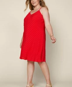 SKIES ARE BLUE Plus Size - Rylen Stripe Mini Dress