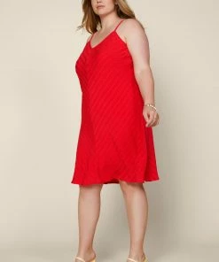 SKIES ARE BLUE Plus Size - Rylen Stripe Mini Dress