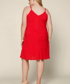 SKIES ARE BLUE Plus Size - Rylen Stripe Mini Dress