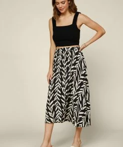 SKIES ARE BLUE New In Clothing Botanical Pleated Midi Skirt 9 SKIES ARE BLUE New In Clothing Botanical Pleated Midi Skirt