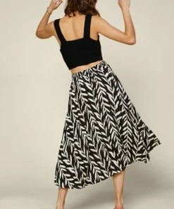 SKIES ARE BLUE New In Clothing Botanical Pleated Midi Skirt 10 SKIES ARE BLUE New In Clothing Botanical Pleated Midi Skirt