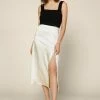 SKIES ARE BLUE Satin Midi Skirt New In Clothing 1 SKIES ARE BLUE Satin Midi Skirt New In Clothing