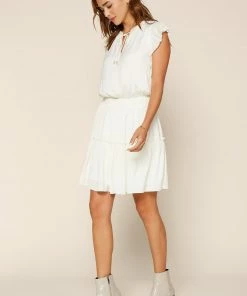 SKIES ARE BLUE Penelope Pleated Mini Dress