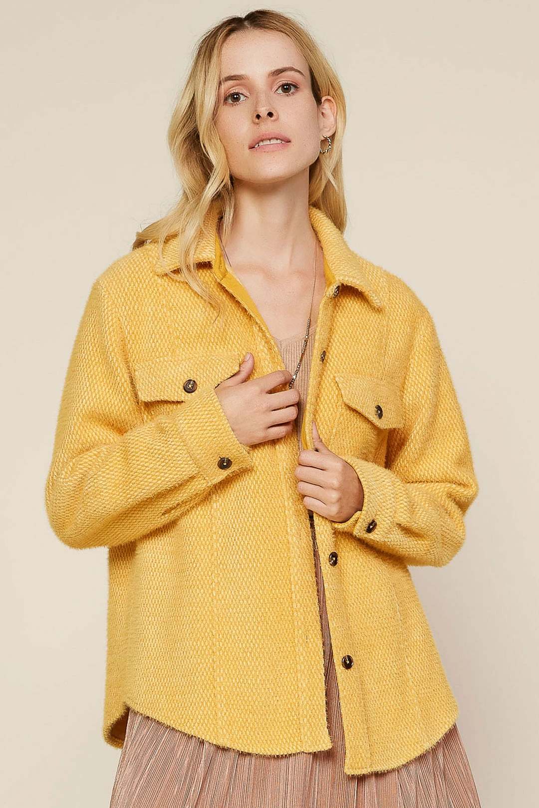 SKIES ARE BLUE Myra Button Down Shacket Clothing 4 SKIES ARE BLUE Myra Button Down Shacket Clothing