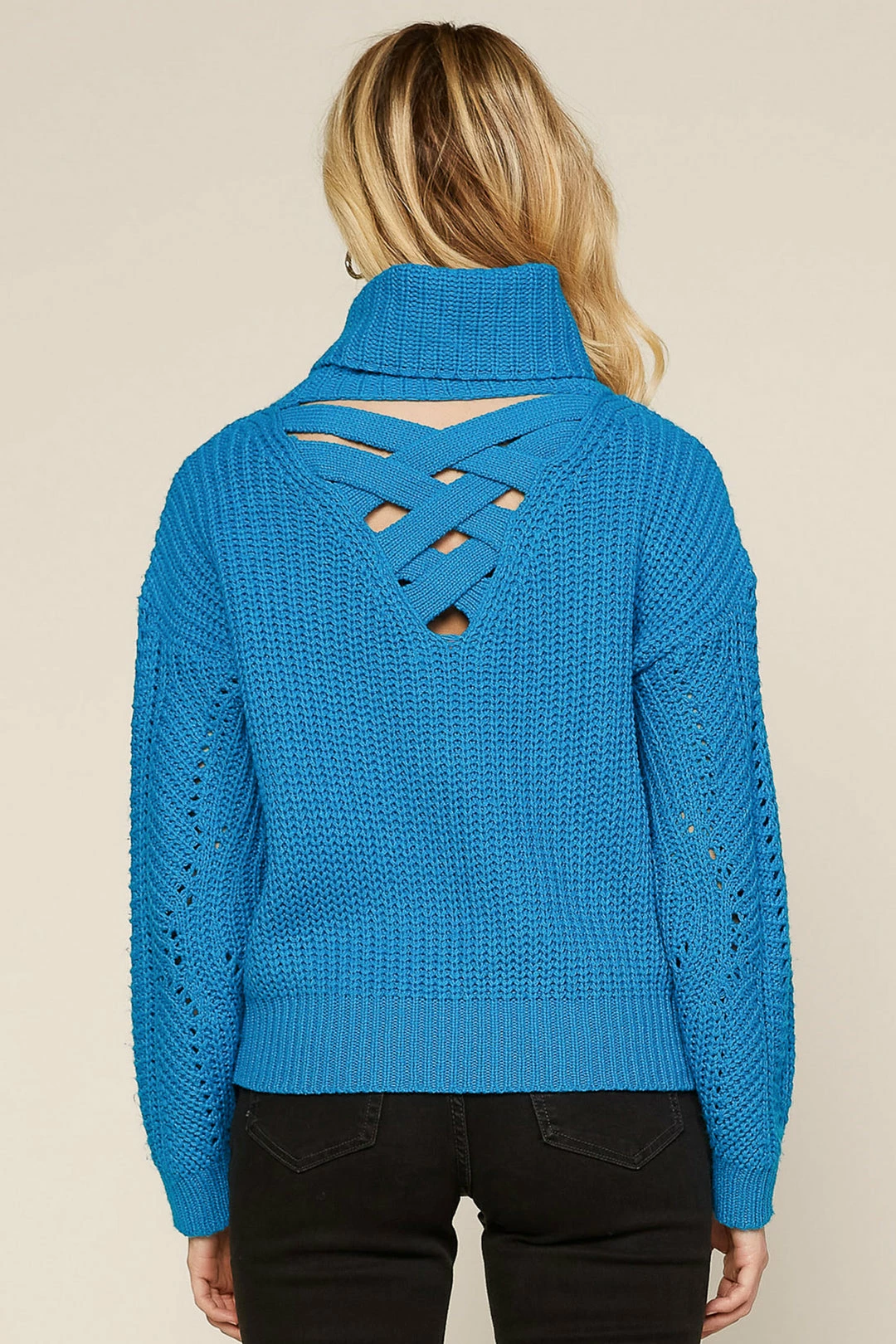 SKIES ARE BLUE Cozy Knit Turtleneck Sweater 4 SKIES ARE BLUE Cozy Knit Turtleneck Sweater