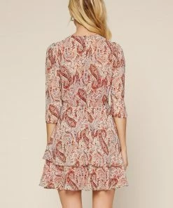 SKIES ARE BLUE Madison Paisley Mini Dress 14 SKIES ARE BLUE Madison Paisley Mini Dress