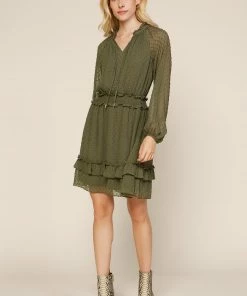 SKIES ARE BLUE Textured Dot Mini Dress Clothing 10 SKIES ARE BLUE Textured Dot Mini Dress Clothing