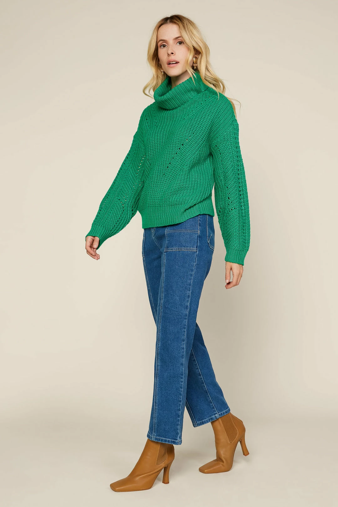 SKIES ARE BLUE Cozy Knit Turtleneck Sweater 5 SKIES ARE BLUE Cozy Knit Turtleneck Sweater