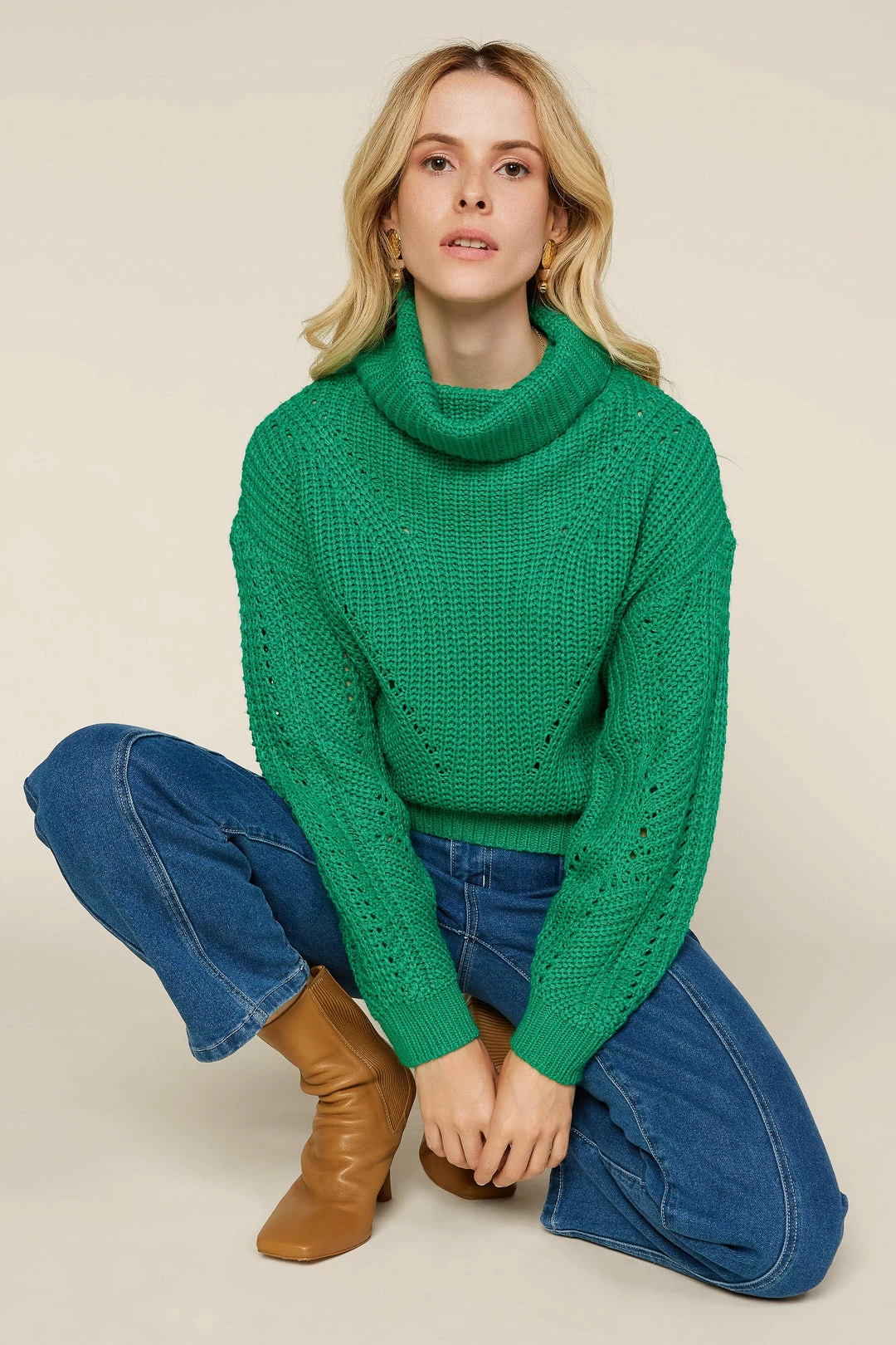 SKIES ARE BLUE Cozy Knit Turtleneck Sweater 4 SKIES ARE BLUE Cozy Knit Turtleneck Sweater