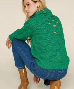 SKIES ARE BLUE Cozy Knit Turtleneck Sweater