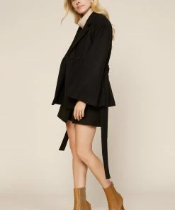 SKIES ARE BLUE Clothing Kenzie Belted Cape Coat 9 SKIES ARE BLUE Clothing Kenzie Belted Cape Coat