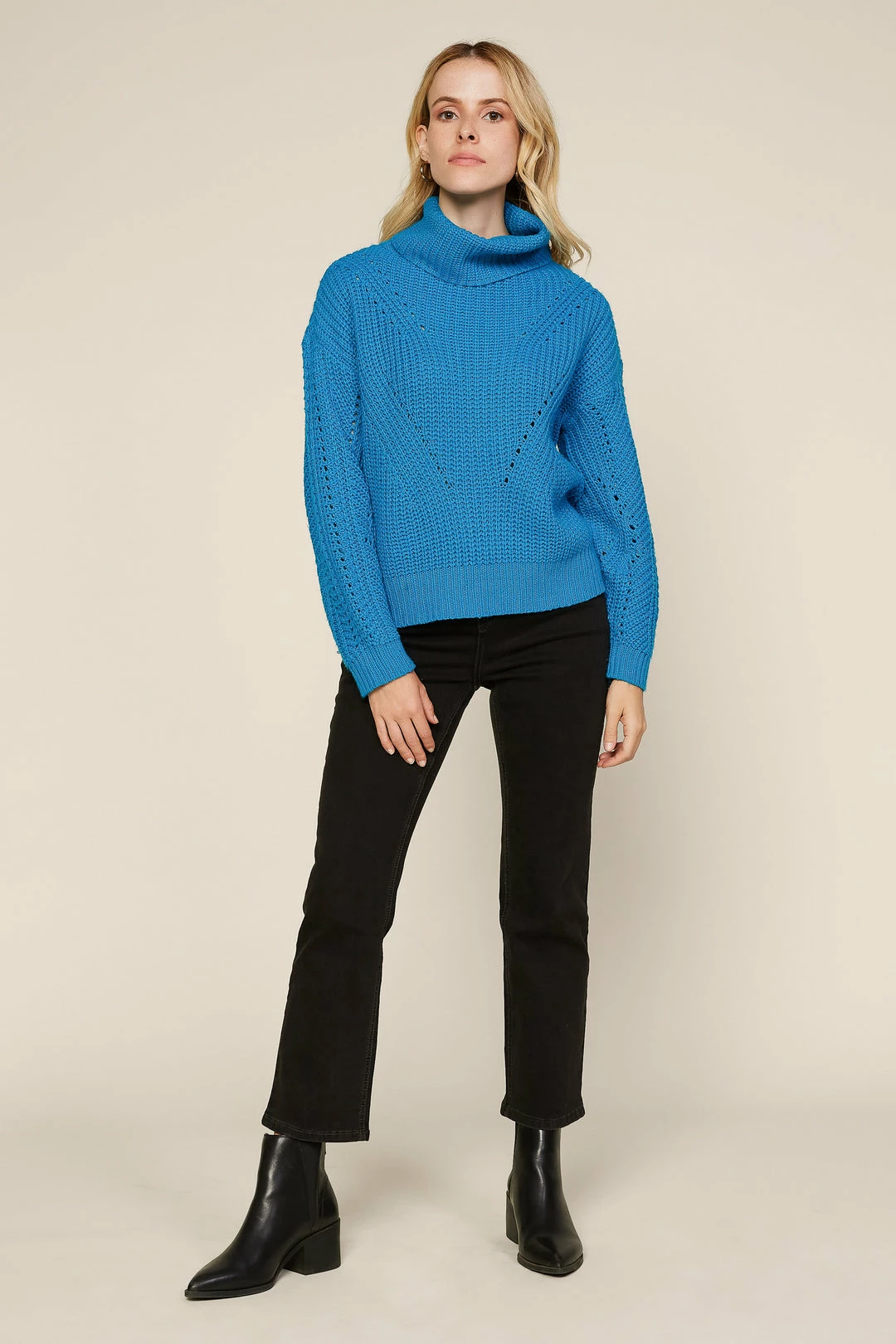 SKIES ARE BLUE Cozy Knit Turtleneck Sweater 6 SKIES ARE BLUE Cozy Knit Turtleneck Sweater