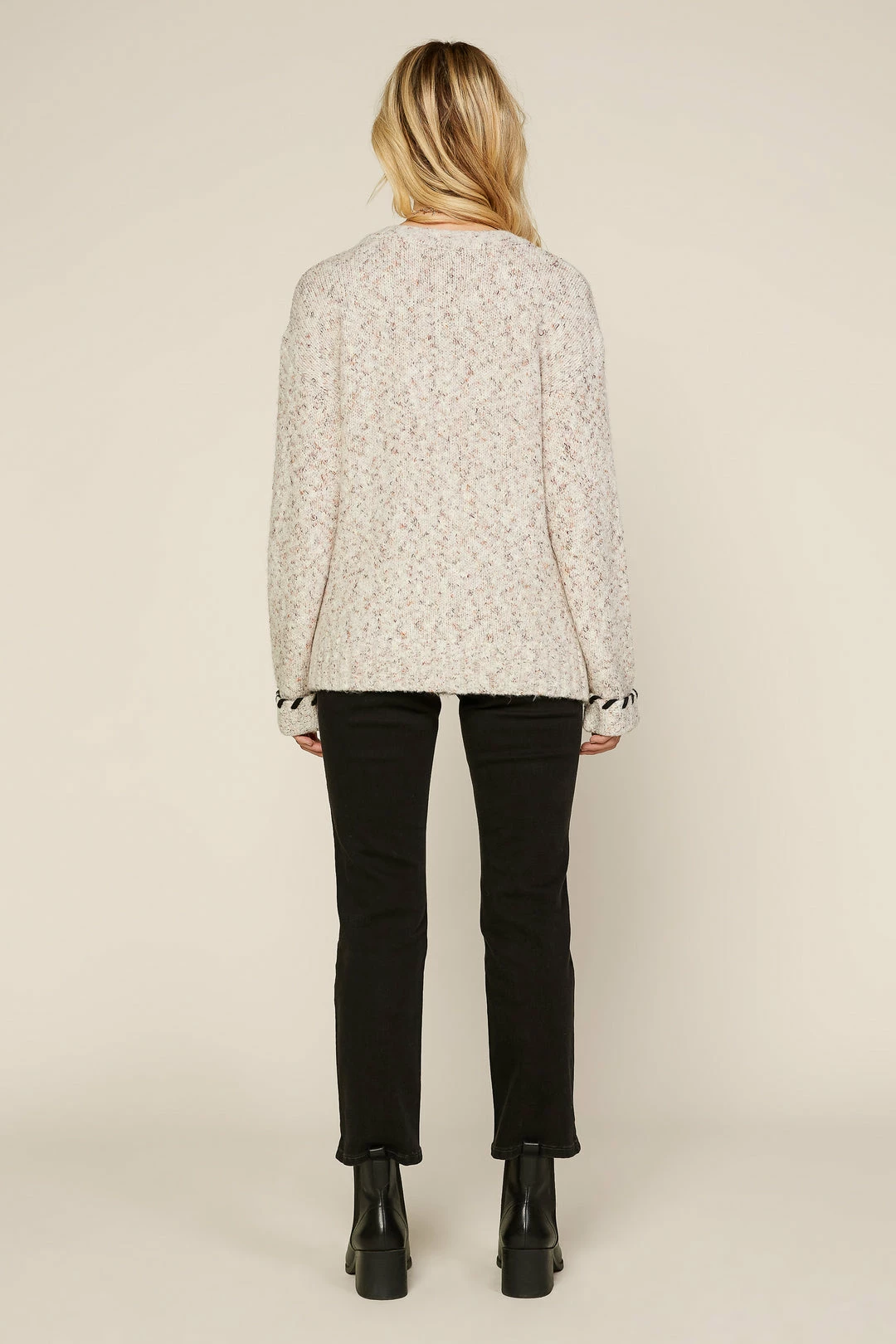 SKIES ARE BLUE Marled Knit Sweater Clothing 7 SKIES ARE BLUE Marled Knit Sweater Clothing