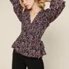 SKIES ARE BLUE Ditsy Floral Wrap Top Clothing 1 SKIES ARE BLUE Ditsy Floral Wrap Top Clothing