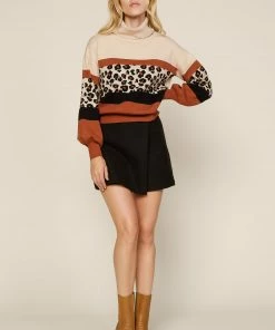 SKIES ARE BLUE Front Wrap Skort Clothing