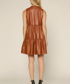 SKIES ARE BLUE Clothing Kimbra Vegan Leather Dress 11 SKIES ARE BLUE Clothing Kimbra Vegan Leather Dress