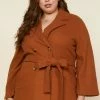 SKIES ARE BLUE Clothing Plus Size - Kenzie Belted Cape Coat 2 SKIES ARE BLUE Clothing Plus Size - Kenzie Belted Cape Coat
