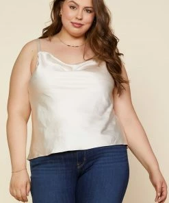 SKIES ARE BLUE Plus Size - Cowl Neck Cami Clothing