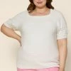 SKIES ARE BLUE Plus Size - Puff Sleeve Sweater 2 SKIES ARE BLUE Plus Size - Puff Sleeve Sweater