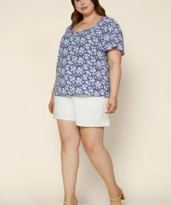 SKIES ARE BLUE New In Plus Size Plus Size - Jordyn Floral Top 7 SKIES ARE BLUE New In Plus Size Plus Size - Jordyn Floral Top