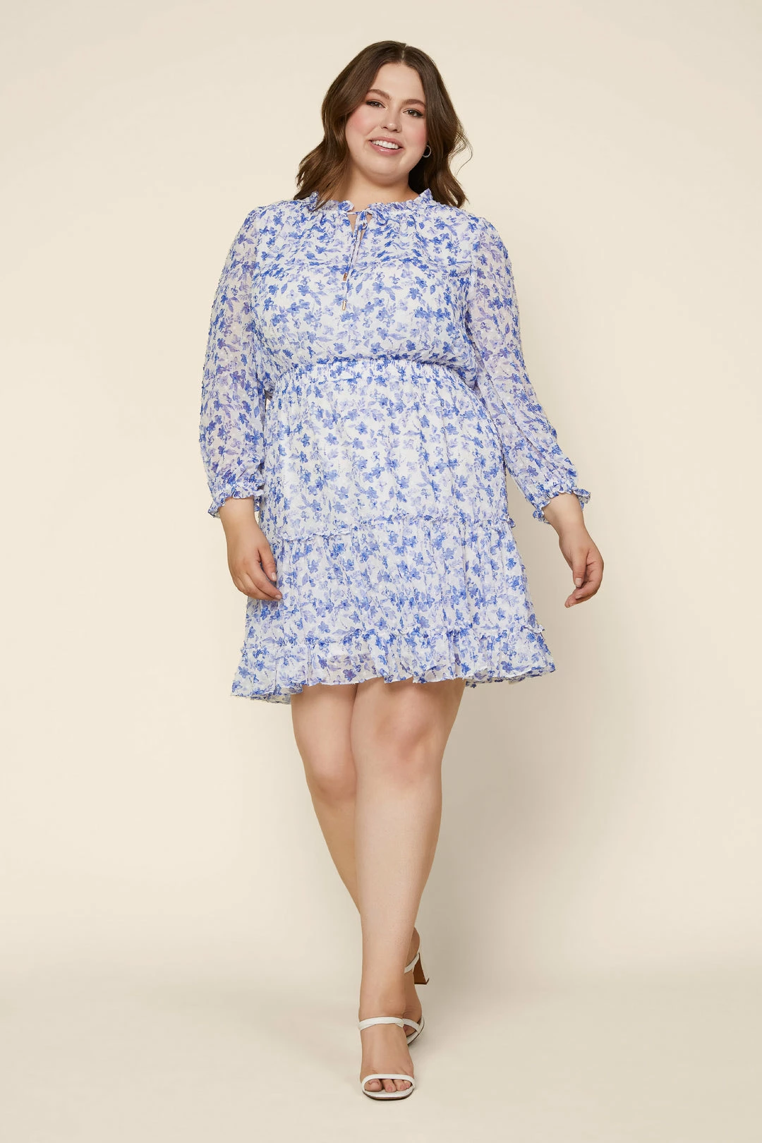 SKIES ARE BLUE Plus Size - Sweet Floral Mini Dress 5 SKIES ARE BLUE Plus Size - Sweet Floral Mini Dress